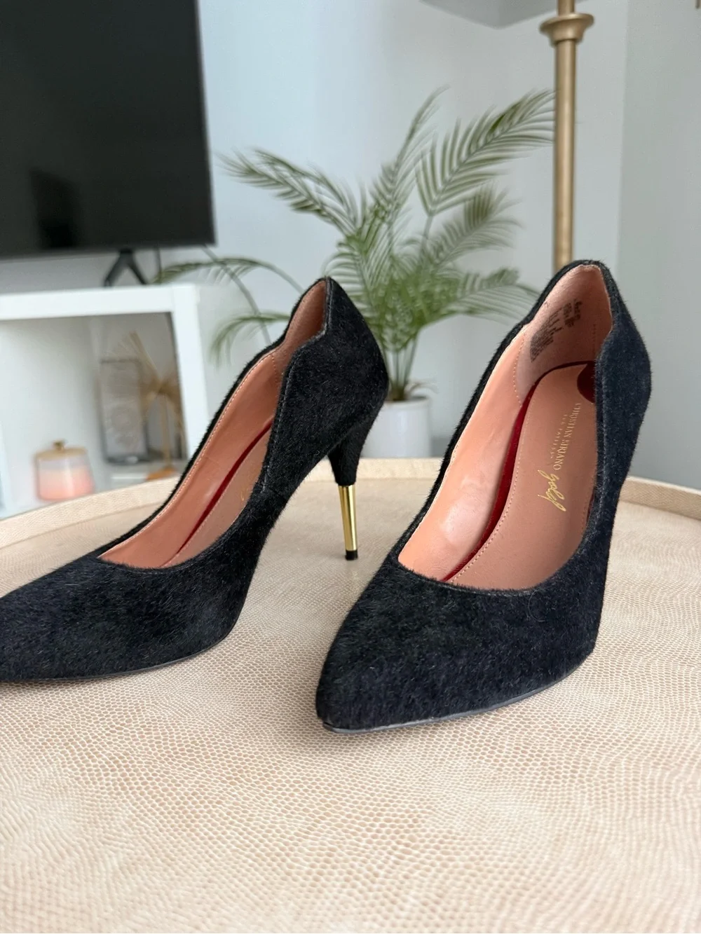 Women’s Black Pointed-Toe High Heels - Classic Elegant Pump